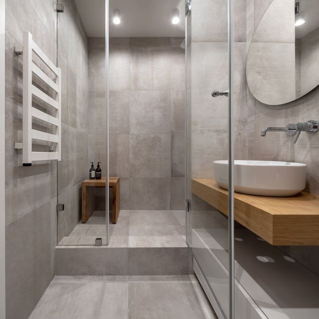baño nuevo con plato de ducha