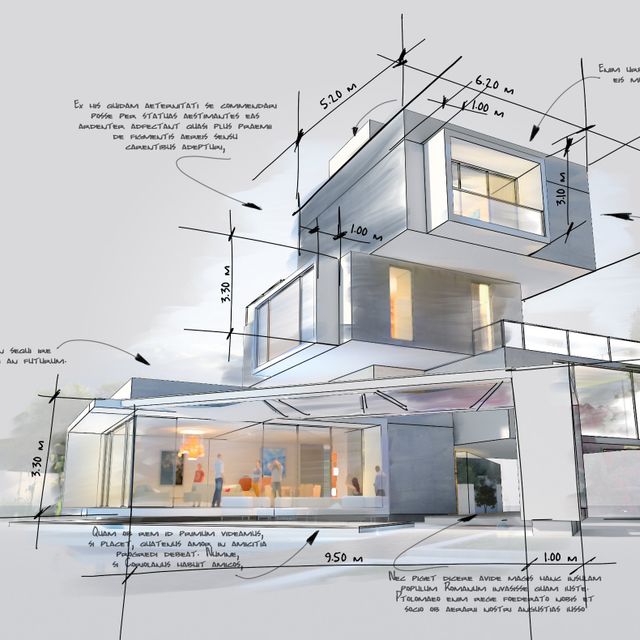 diseño gráfico de vivienda